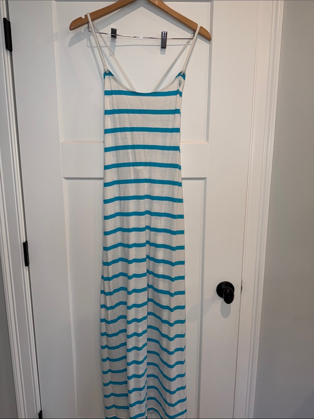 Sperry White and Turquoise Stripe Slip Dress